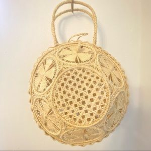 NWT Anthropologie Summer Straw Tote